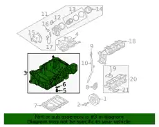 Поддон картера двигателя HYUNDAI / KIA 215203N200