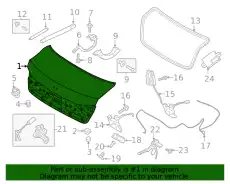 ПАНЕЛЬ КРЫШКИ БАГАЖНИКА 69200T1010 HYUNDAI
