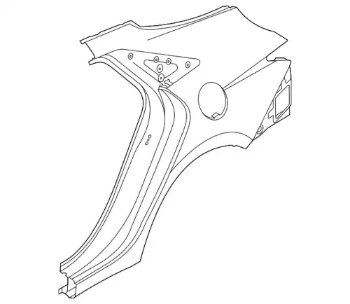Крыло HYUNDAI / KIA 715040AC00