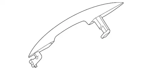 Ручка двери HYUNDAI / KIA 83651AA000
