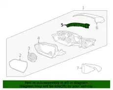 УКАЗАТЕЛЬ ПОВОРОТА 87624AA000 HYUNDAI