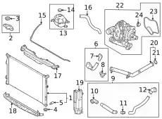 ШЛАНГ СИСТЕМЫ ОХЛАЖДЕНИЯ 25414S1400 HYUNDAI