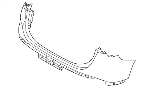 86611S1500 Пaнeль зaднeгo бaмпepa MOBIS