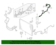 HOSE,A/C ACCUM 10282196 PONTIAC