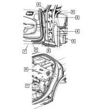 PAD 68127963AF CHRYSLER