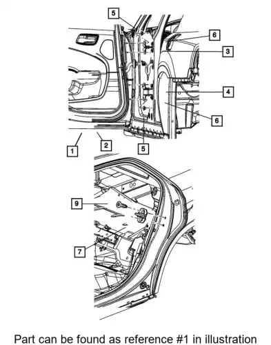 PIPE 68127962AF CHRYSLER