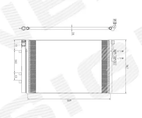Радиатор кондиционера (конденсатор) SIGNEDA RC940226