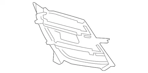 Решетка бампера MB A2238852501