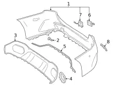 БАМПЕР ЗАДНИЙ A1778800600649999 MB