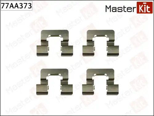 Тормозные колодки дисковые MASTERKIT 77AA373