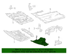 A2235200600 ПАНЕЛЬ ИЗОЛЦИОННА ДВИГАТЕЛ MB