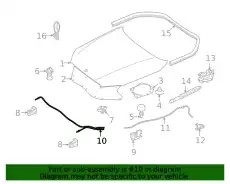 A2238802100 ТРОС ЗАМКА КАПОТА MB