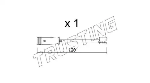 Датчик тормозных колодок TRUSTING SU.398