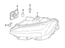 HEADLAMP 31655950 VOLVO