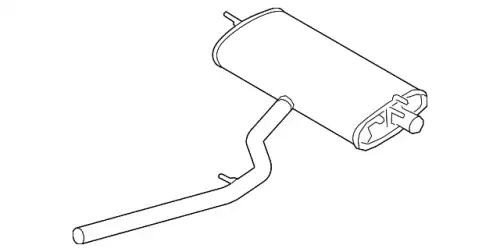SILENCER 32317051 VOLVO