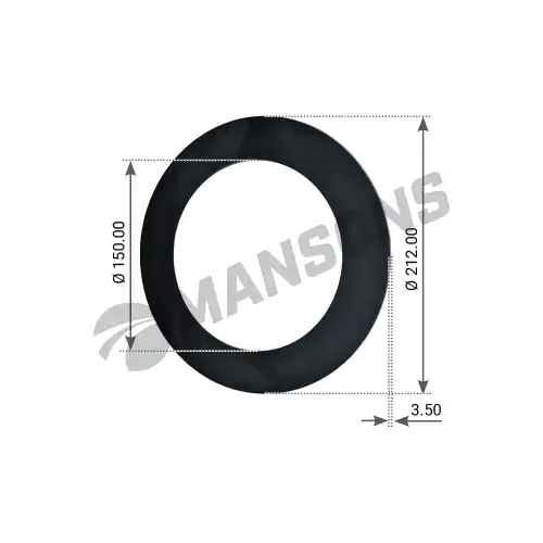 кольцо уплотнительное ступицы BPW 300.106 MANSONS