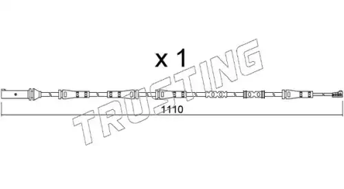 Датчик тормозных колодок TRUSTING SU.368