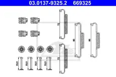 Тормозные колодки барабанные ATE 03.0137-9325.2