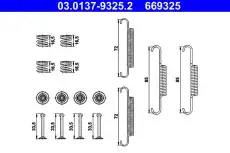 Тормозные колодки барабанные ATE 03.0137-9325.2