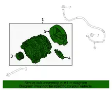ALTERNATOR ASSY, W/R 27060WAA05 TOYOTA / LEXUS