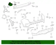 ARM SUB-ASSY, RR BUM 52016F4012 TOYOTA / LEXUS