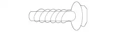 COUNTERSUNK SCREW 90118WA212 TOYOTA / LEXUS