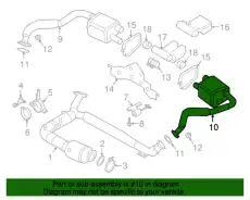 ГЛУШИТЕЛЬ 982251051C PORSCHE