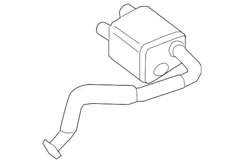 ГЛУШИТЕЛЬ 982251051C PORSCHE