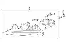 Фара противотуманная PORSCHE 98163115102