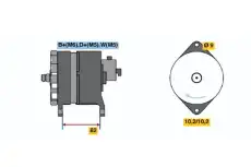 ШЛАНГ ТОРМОЗНОЙ ПЕРЕДНИЙ ЛЕВЫЙ 1987481B28 BOSCH