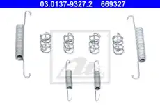 Тормозные колодки барабанные ATE 03.0137-9327.2