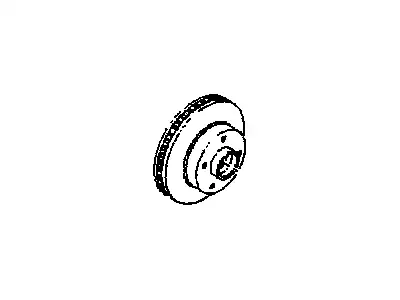Тормозной диск BUICK 14046950