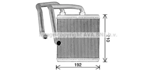 Радиатор печки AVA DN6476