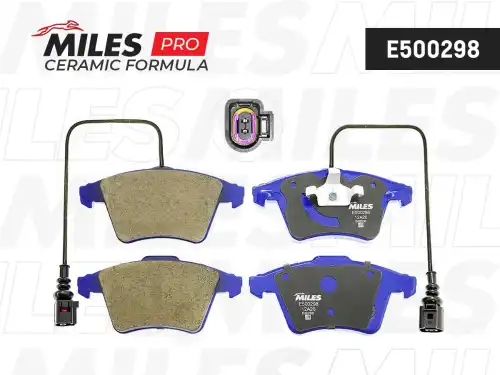 Тормозные колодки дисковые передняя ось MILES E500298