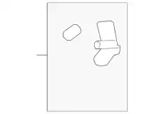 BRACKET,L/GATE STRUT(L/GATE SI)(INCLS 6) 15258736 GMC