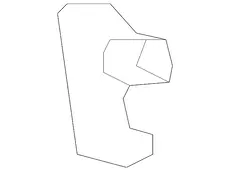 BRACKET,L/GATE STRUT (BODY SI) 15163836 GMC