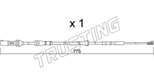 Датчик тормозных колодок TRUSTING SU.361
