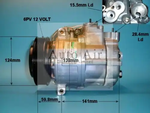 Компрессор, кондиционер \00>05 ROVER 45 (RT), 141238 GLOUCESTER