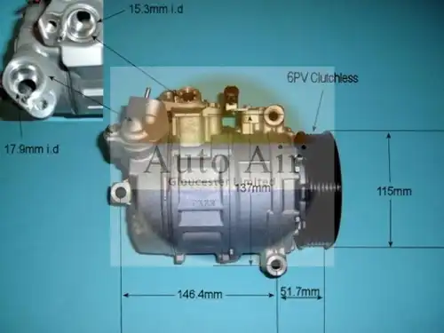 Компрессор, кондиционер \BMW E60 / E61 2.5 i 03/05> 149644 GLOUCESTER
