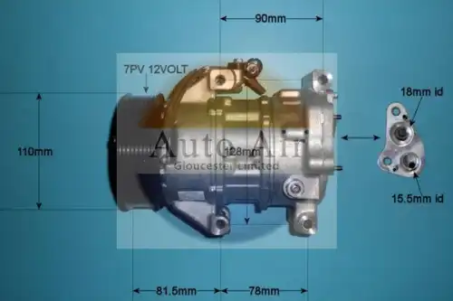 Компрессор, кондиционер \03>06 MINI (R50, R53) 140084 GLOUCESTER