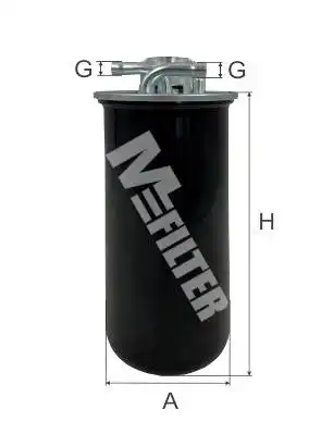 Топливный фильтр MFILTER DF 3567