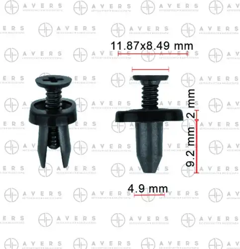 GJ6E50715B Крепеж AVERS