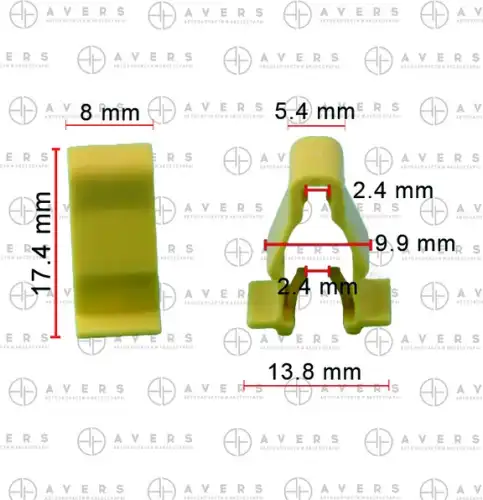 Крепеж 90601SMG003 AVERS