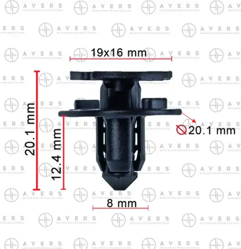 Клипса 015532DR9A AVERS