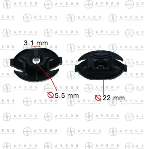 КРЕПЕЖ 4F0825429A AVERS
