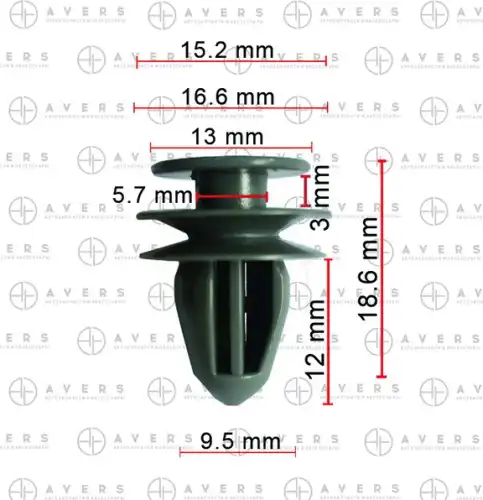 Крепеж 91560SP0003 AVERS