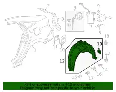 Подкрылок HONDA 74552TEAT00