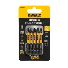 DT7998TQZ DeWalt Биты ударные IMPACT Torsion Ph2,50мм,5шт