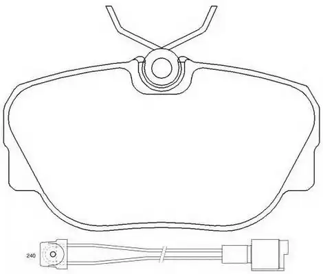 Тормозные колодки дисковые FIT FP0493E