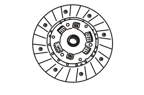 Диск сцепления WXQP 160641